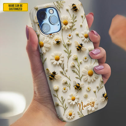 Daisy Bee Bloom – Personalized Phone Case