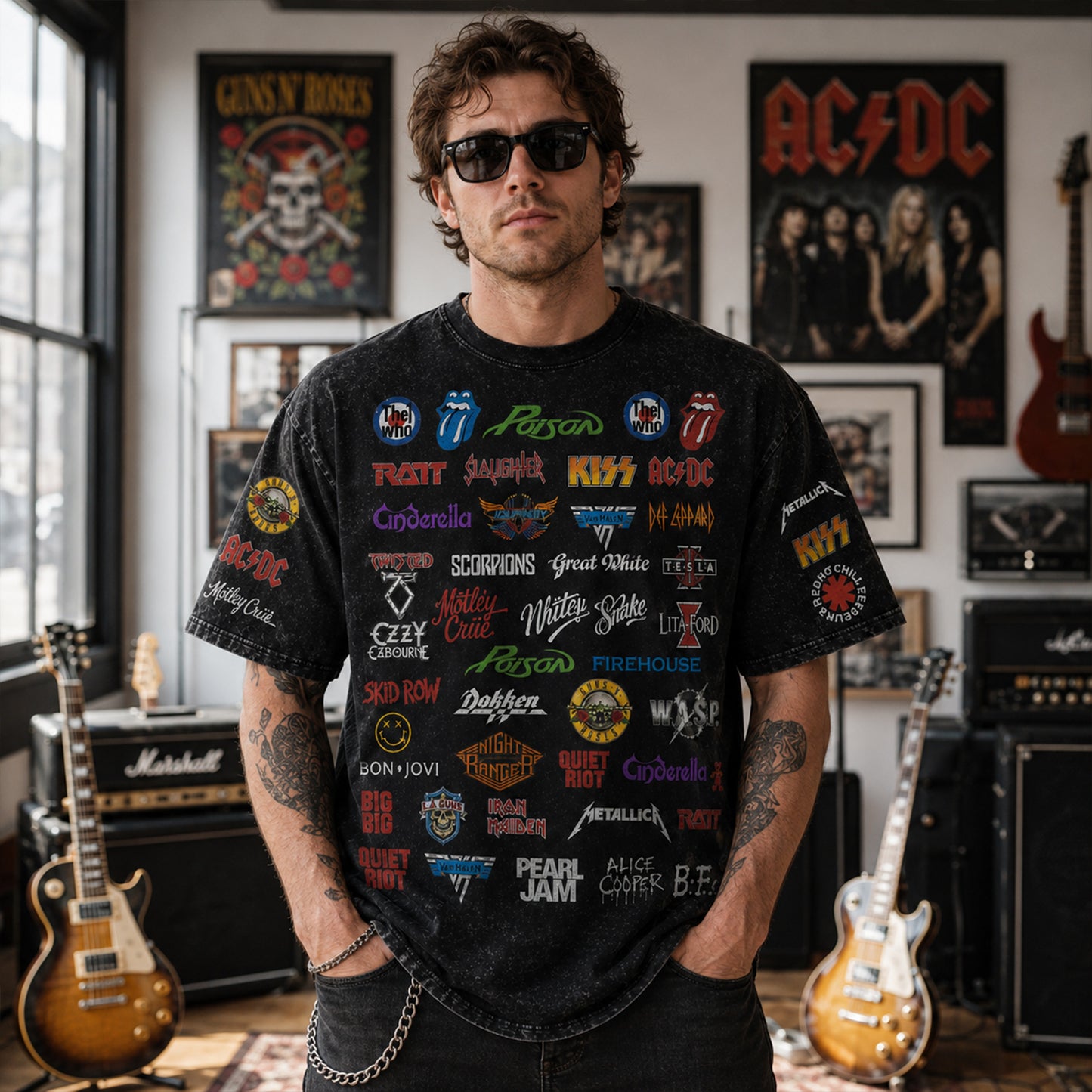 Rock Lover - Classic Legends All Over Print Shirt Version 1