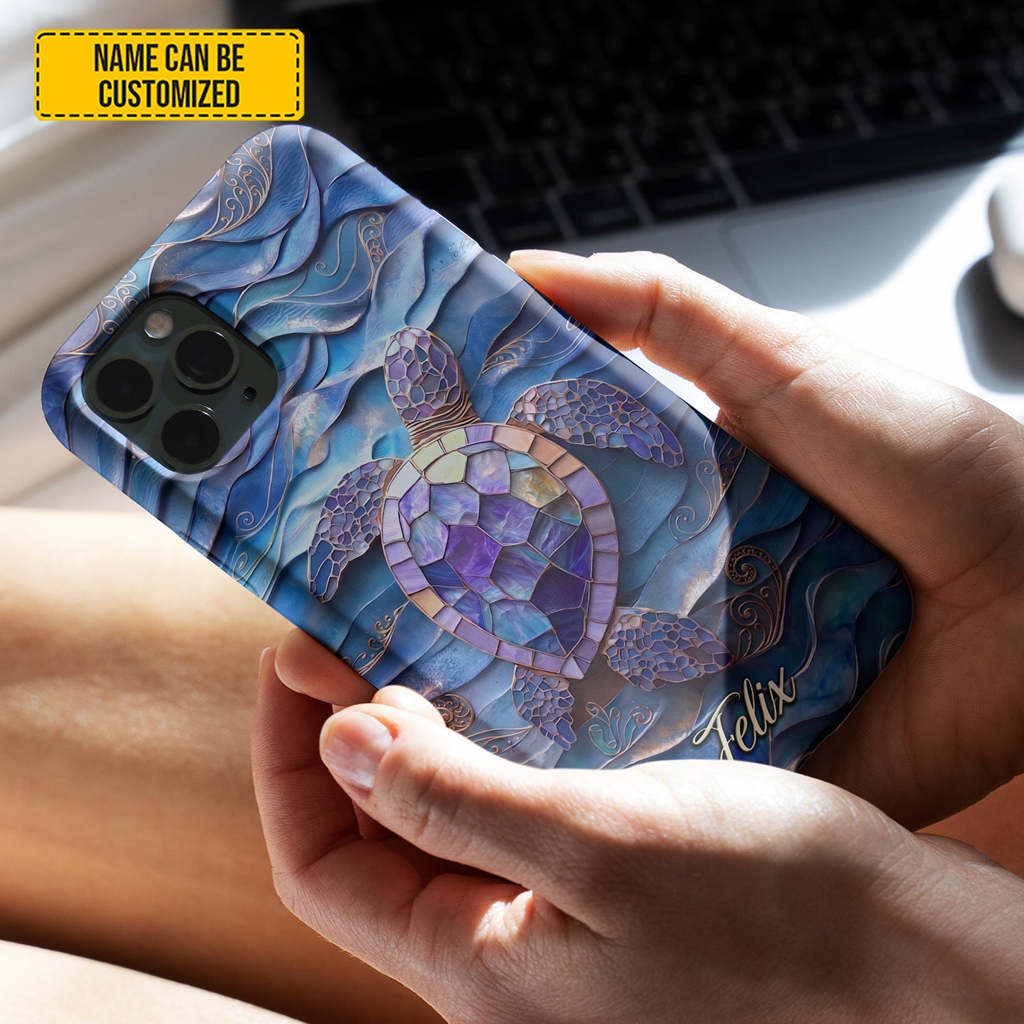 Ocean Turtle - Personalized Turtle Phone Case