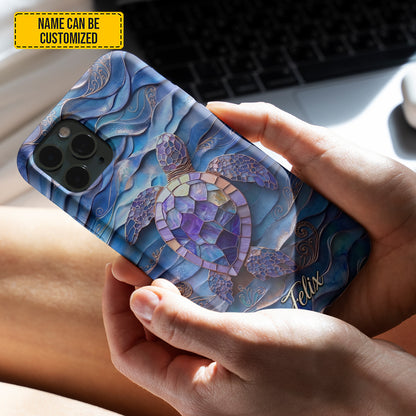 Ocean Turtle - Personalized Turtle Phone Case