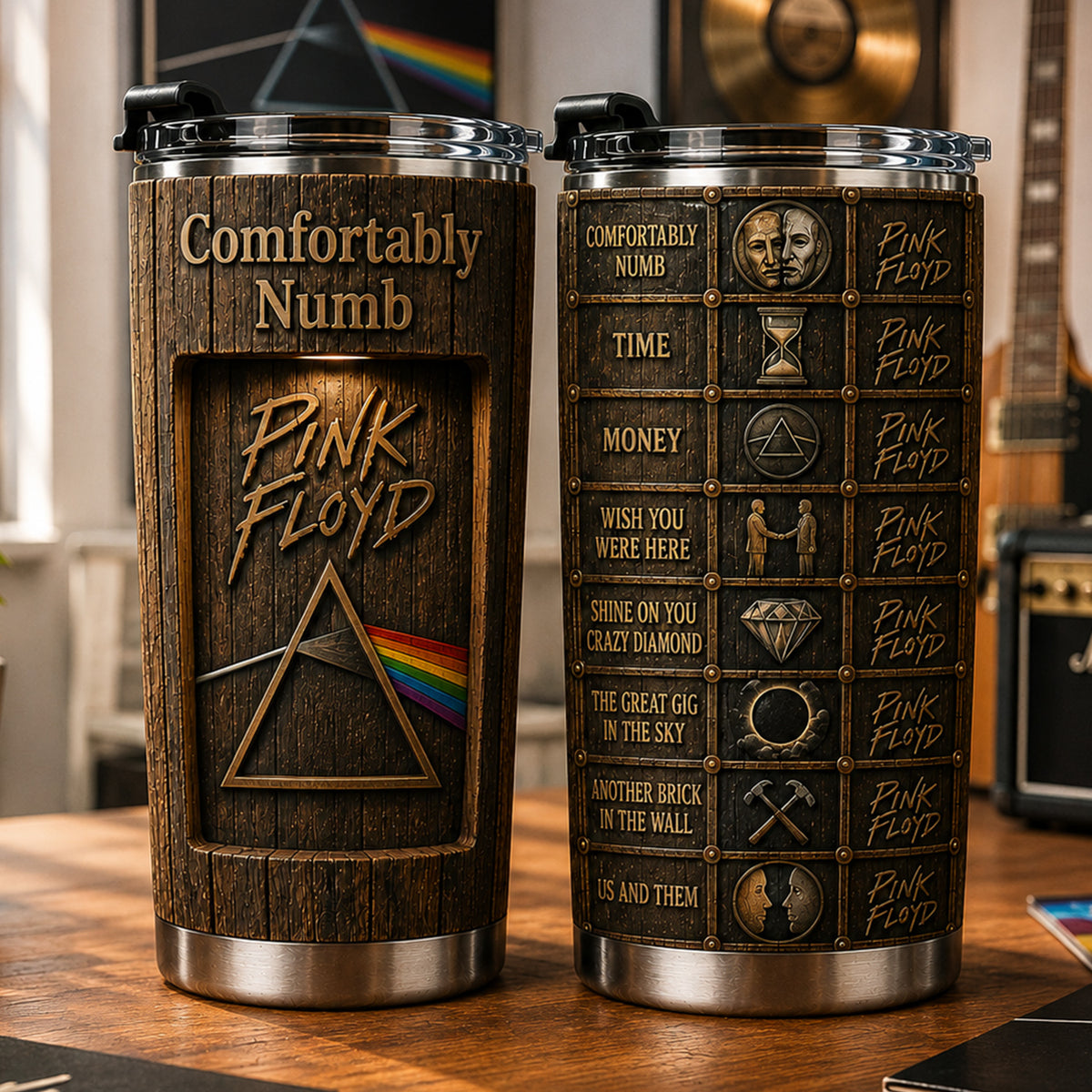 Classic Rock Memories – Vintage Pink Floyd Tumbler Version 20
