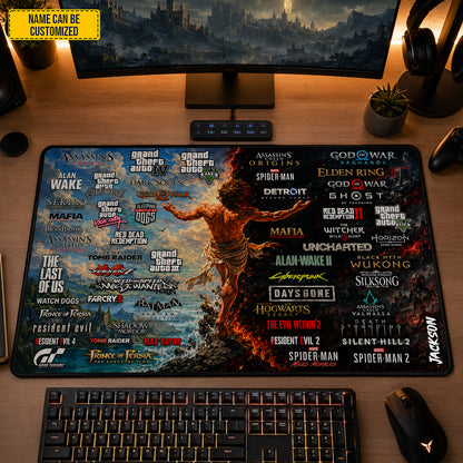 Personalized Ultimate Gamer Desk Mat