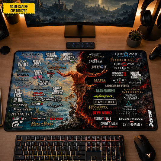 Personalized Ultimate Gamer Desk Mat