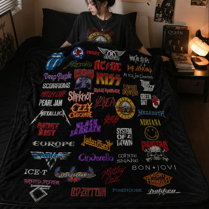 Rock Lovers - Classic Rock Legends Blanket Version 3