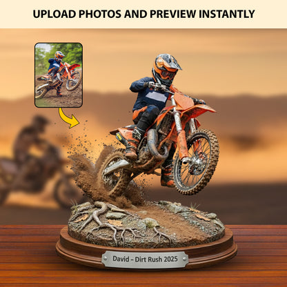 Moto Legend – Personalized Motocross Acrylic Plaque