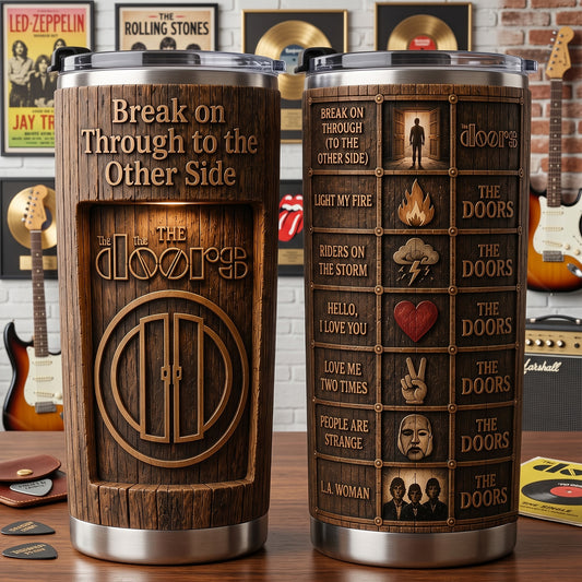 Classic Rock Memories – Vintage The Doors Tumbler Version 18