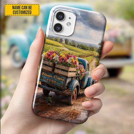 Personalized Couple Vintage Truck Phone Case