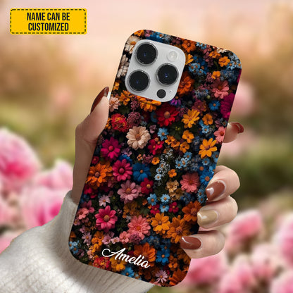 Personalized Flower Phone Case