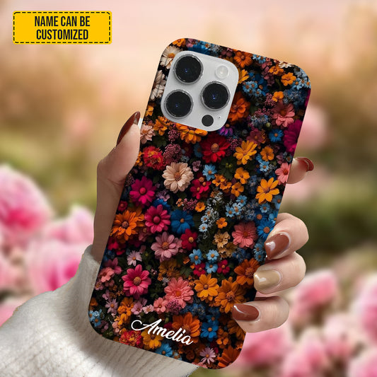Personalized Flower Phone Case