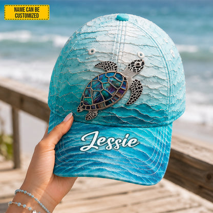 Personalized Sea Turtle Classic Cap