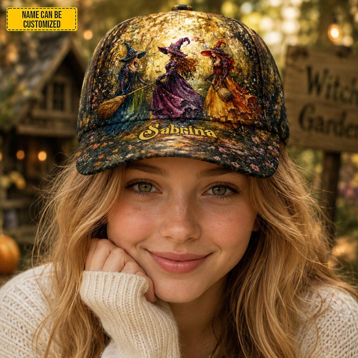 Personalized Witches In Forest Classic Cap
