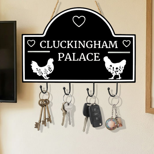 Cute Coop & Chicken Custom Shape Key Rack