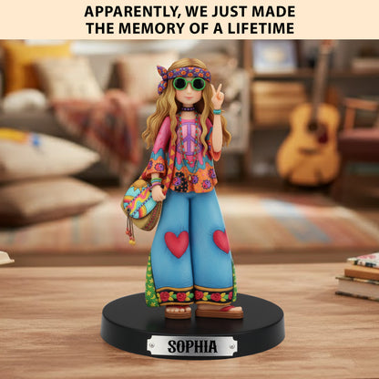 Peace & Love – Personalized Hippie Acrylic Plaque