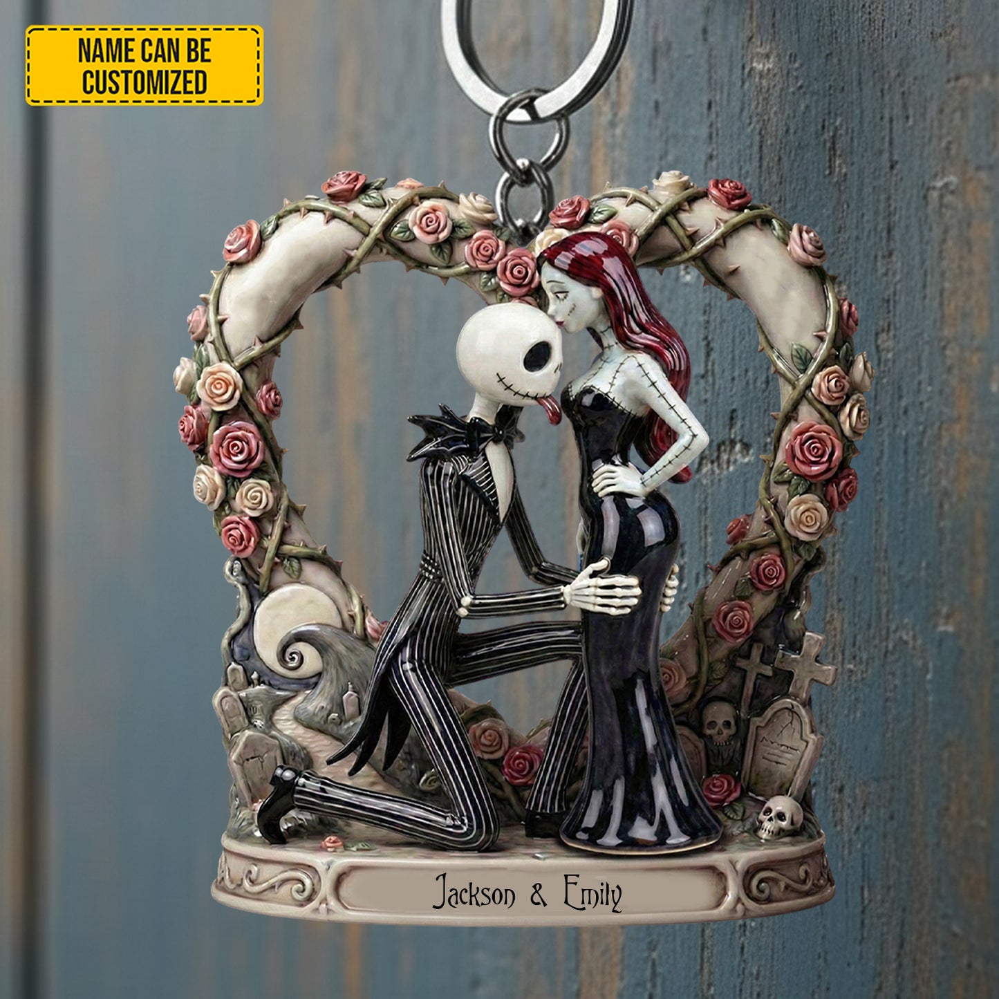 Personalized Funny Couple Keychain