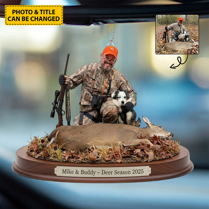 Trophy Moments - Custom Photo Hunting Car Ornament
