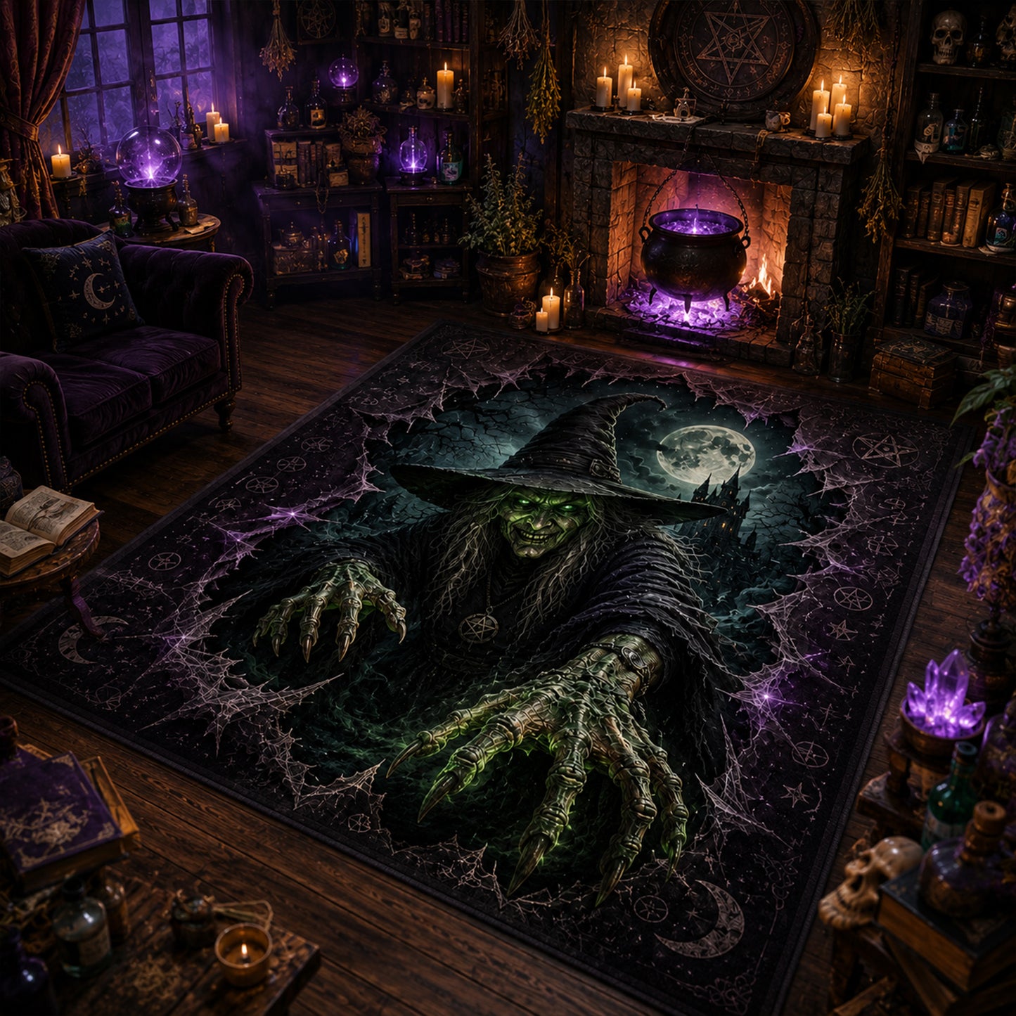 Dark Witch Area Rug