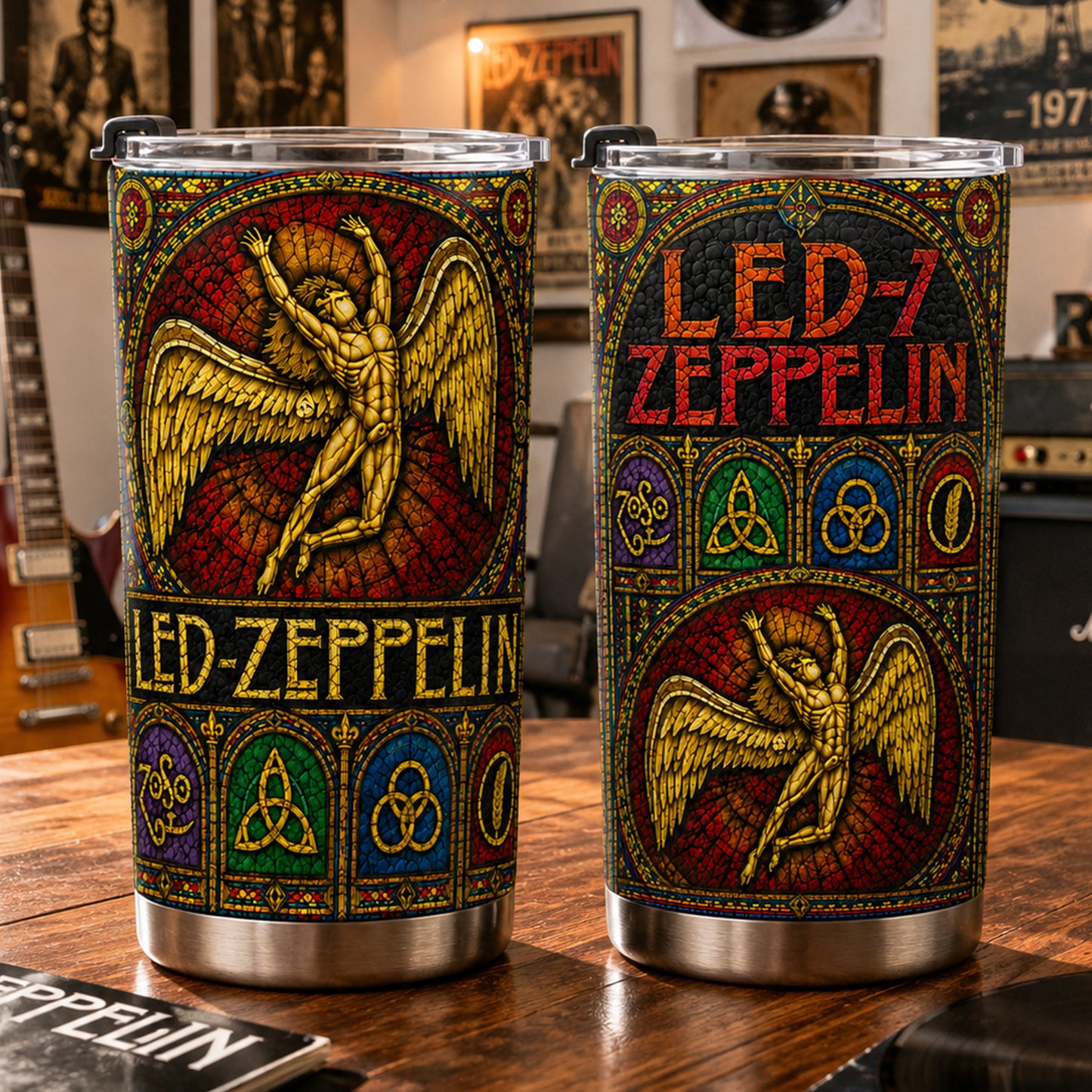 Rock Lovers - Classic Rock Legends Led-Zeppelin Tumbler Version 10