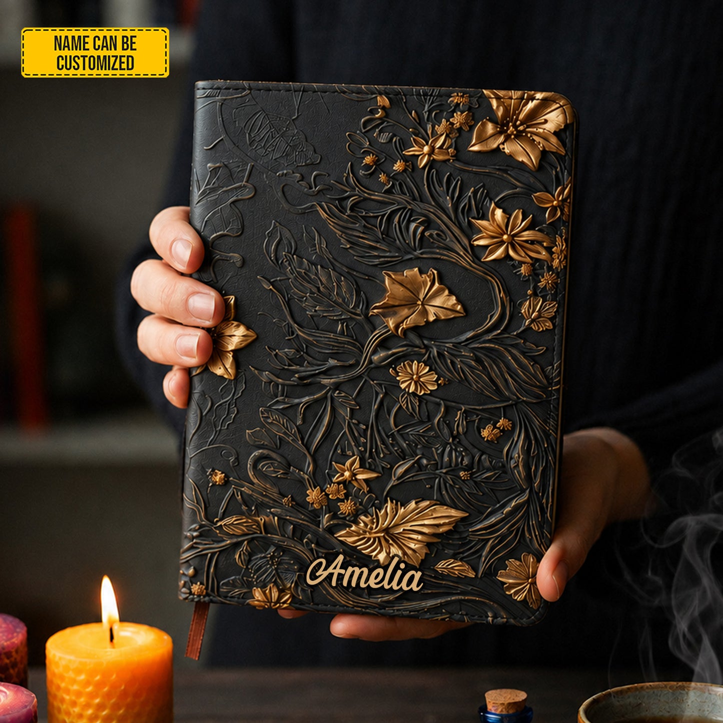 Personalized Magical Tree of Life Leather Journal