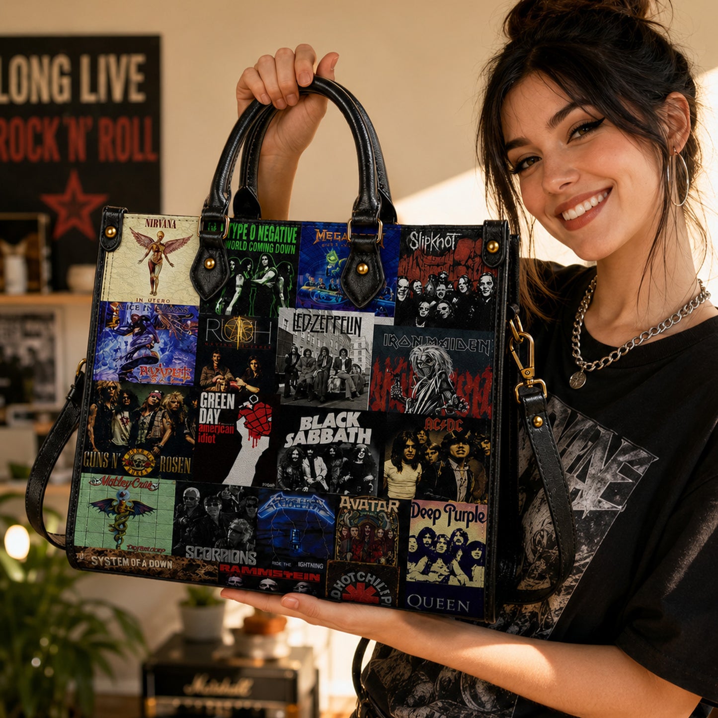 Rock Lovers - Legends Edition Leather Handbag