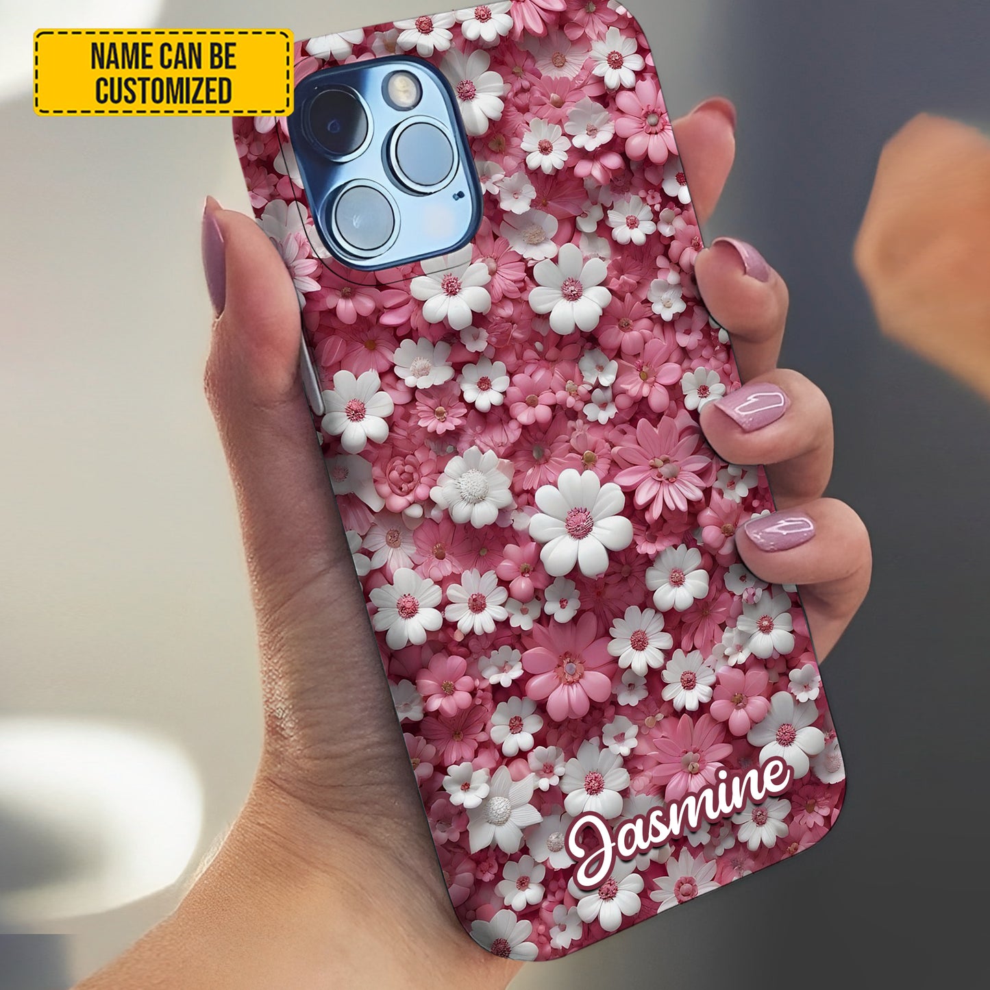 Personalized Daisy & Flowers Phone Case