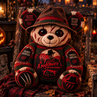 Freddy Krueger Nightmare Horror Custom Shape Pillow  – Spooky Halloween Pillow