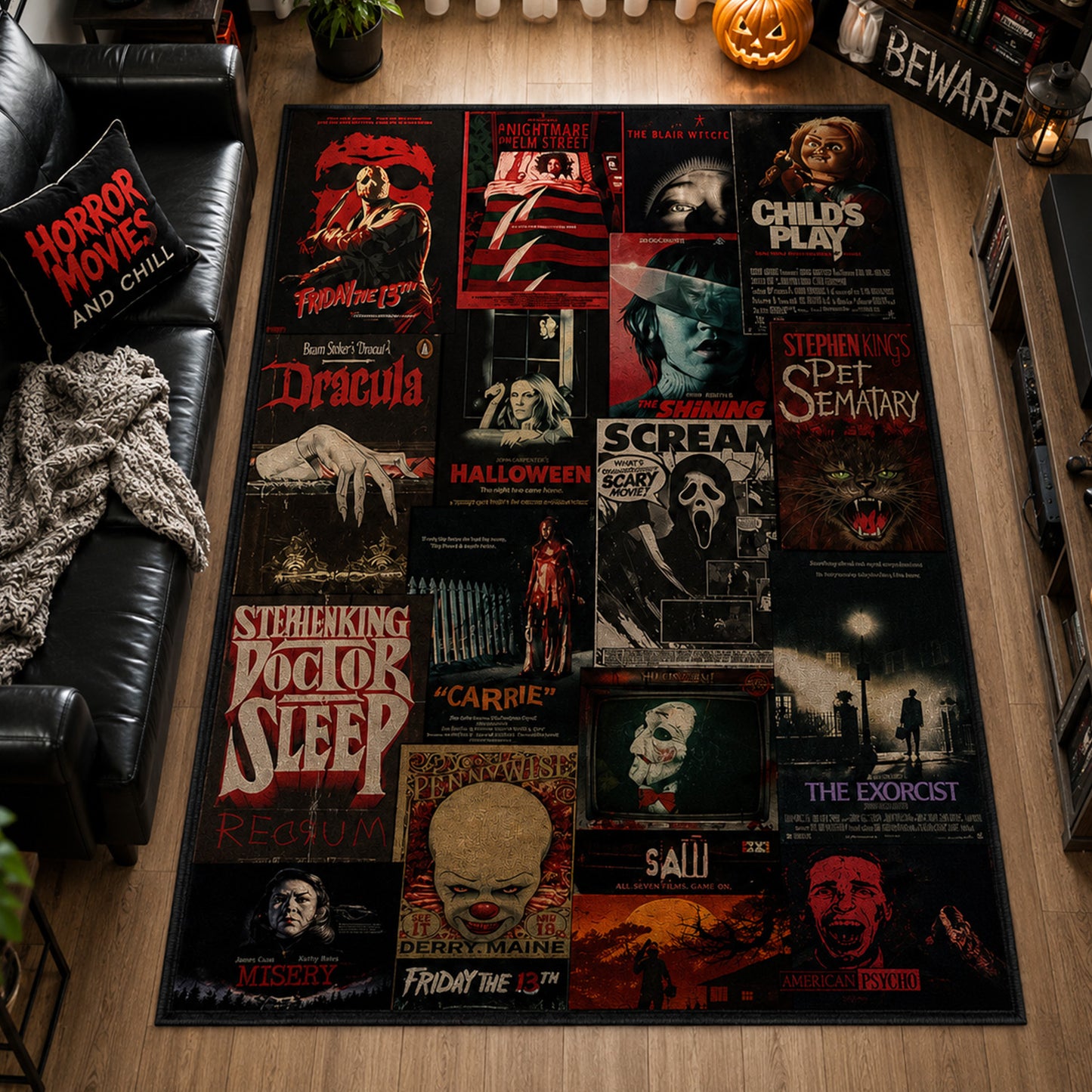 Horror Area Rug Version 2