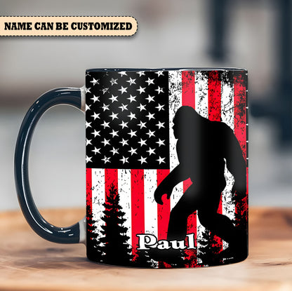 American Bigfoot Personalized Accent Mug