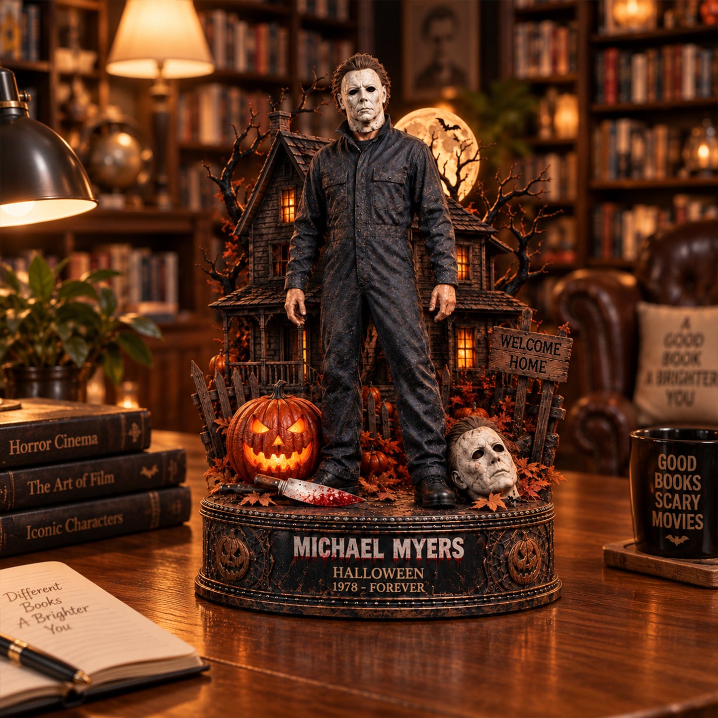 Michael Myers Halloween Night – Collectible Acrylic Plaque Table Decor
