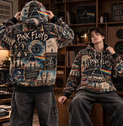 Pink Floyd Album Legacy All Over Print Hoodie