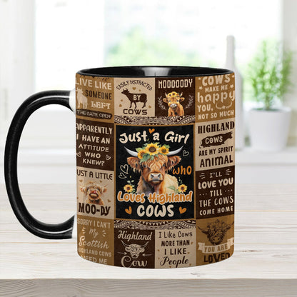 Love Cows - Adorable Cow Collage Accent Mug