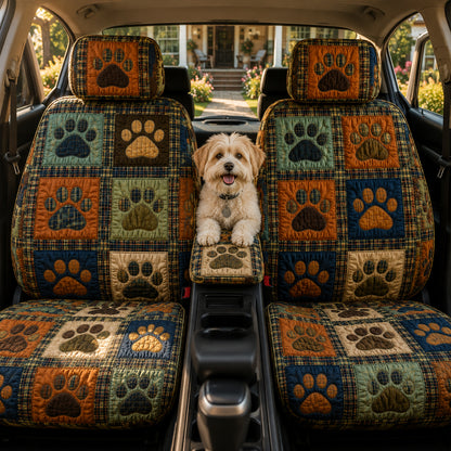 Rustic Pet Lover Car Seat Covers