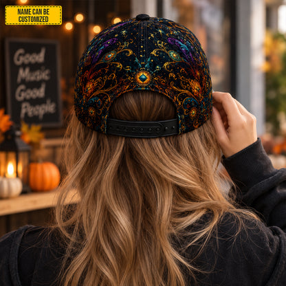 Personalized Witch Halloween Classic Cap – Custom Name Spooky Gift