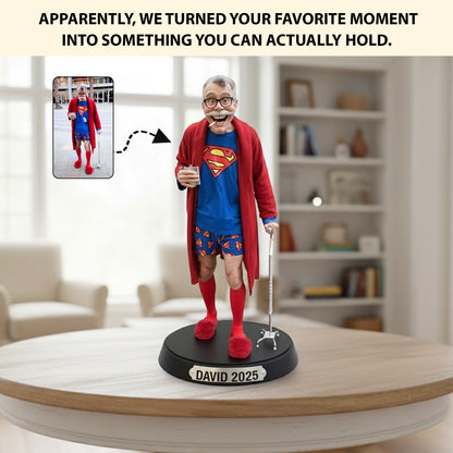 Chaos in Mini Form – Personalized Funny Photo Acrylic Plaque