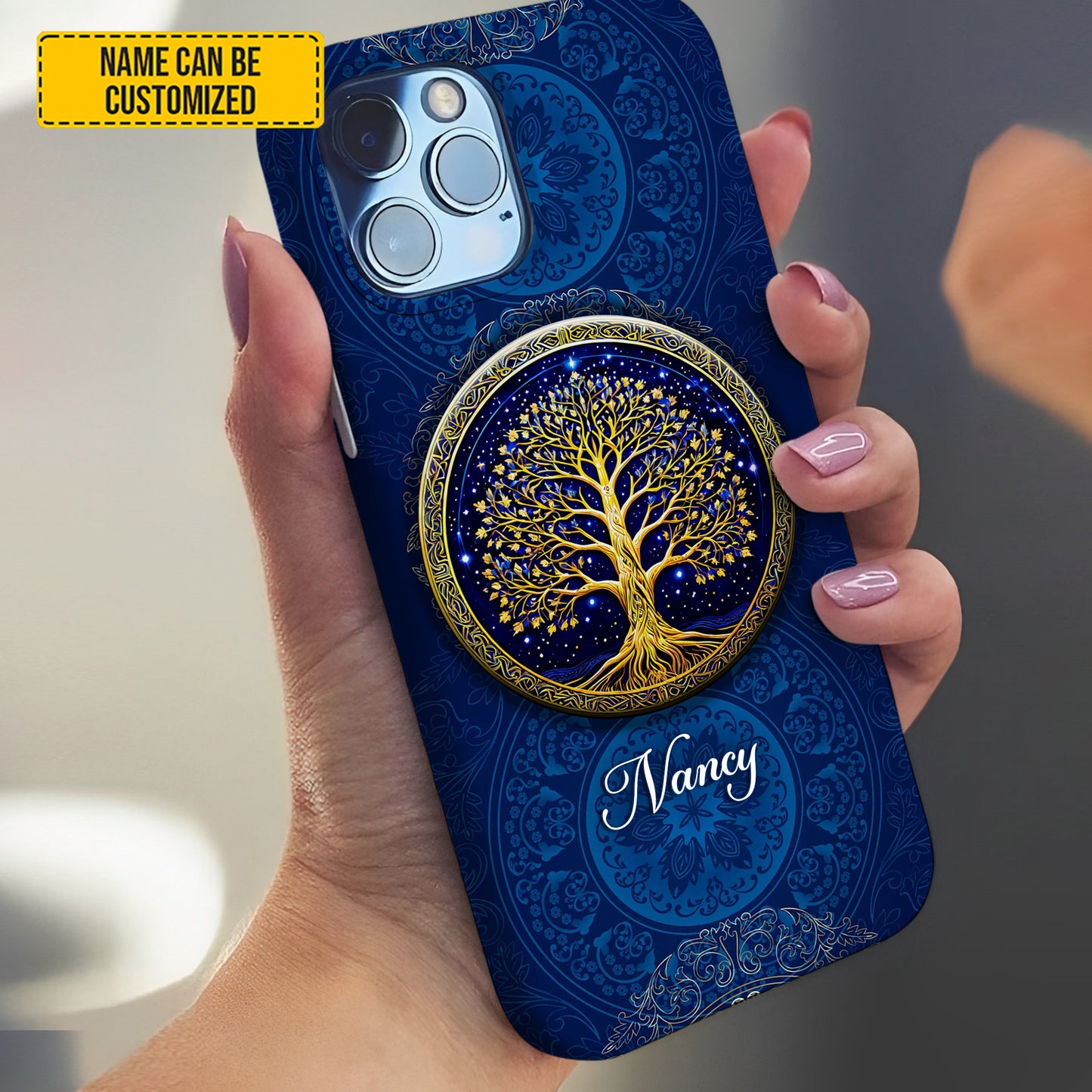 Personalized Hippie Tree Of Life Phone Case