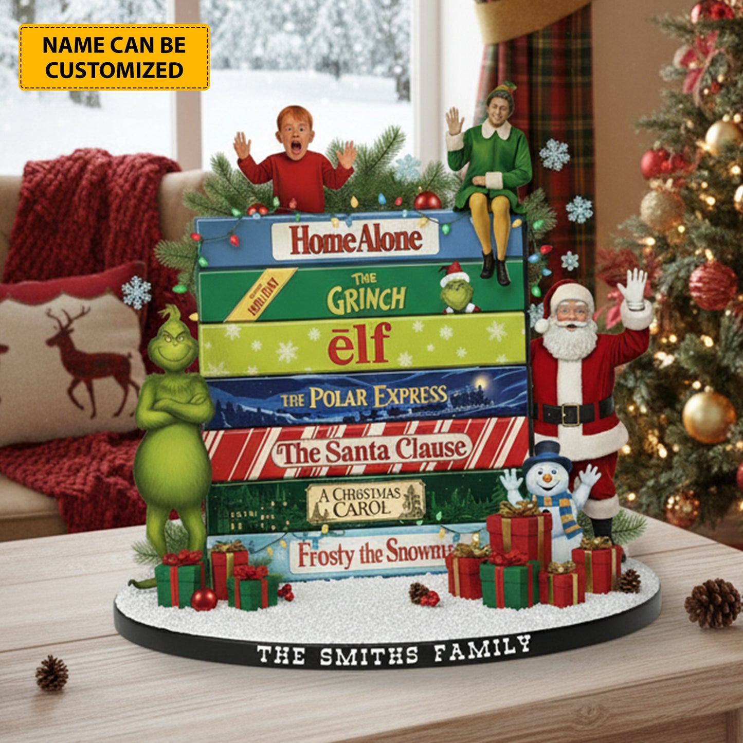 Christmas Classics – Personalized Holiday Acrylic Plaque
