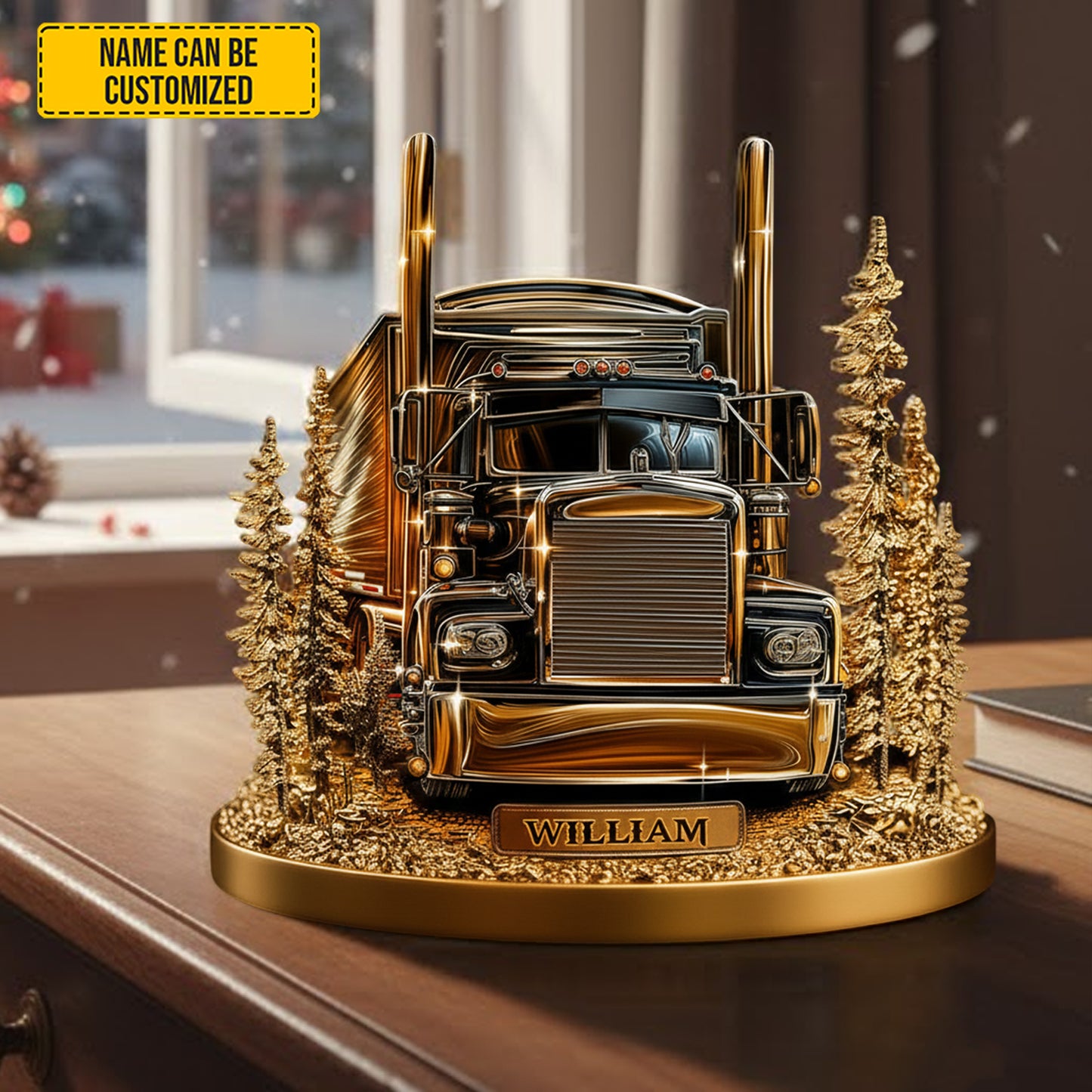 Highway Legend – Personalized Trucker Acrylic Plaque