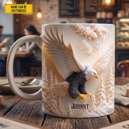 Personalized Eagle Mountain White Mug