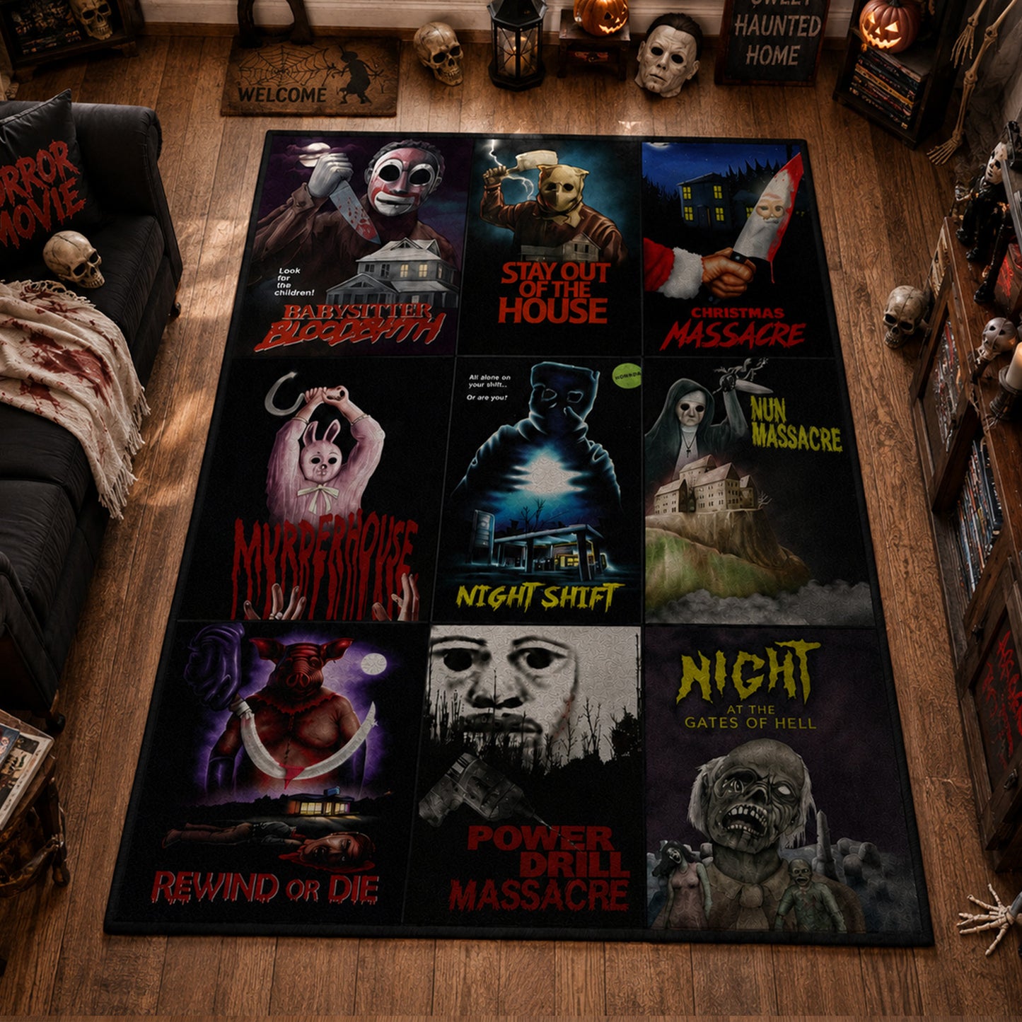 Horror Area Rug
