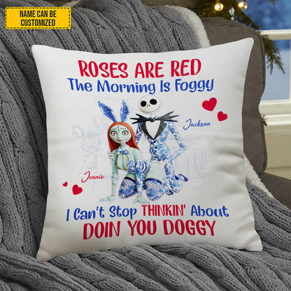 The Morning Is Foggy - Personalized Couple Pillow