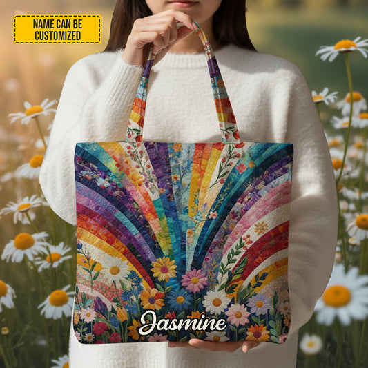 Beautiful Flowers - Personalized Tote Bag