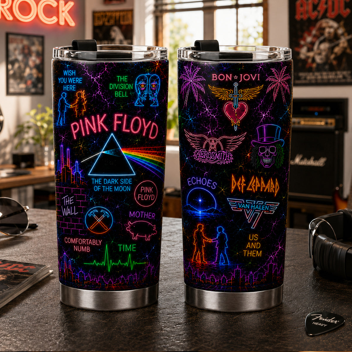 Rock Lovers - Classic Rock Legends Tumbler Version 16