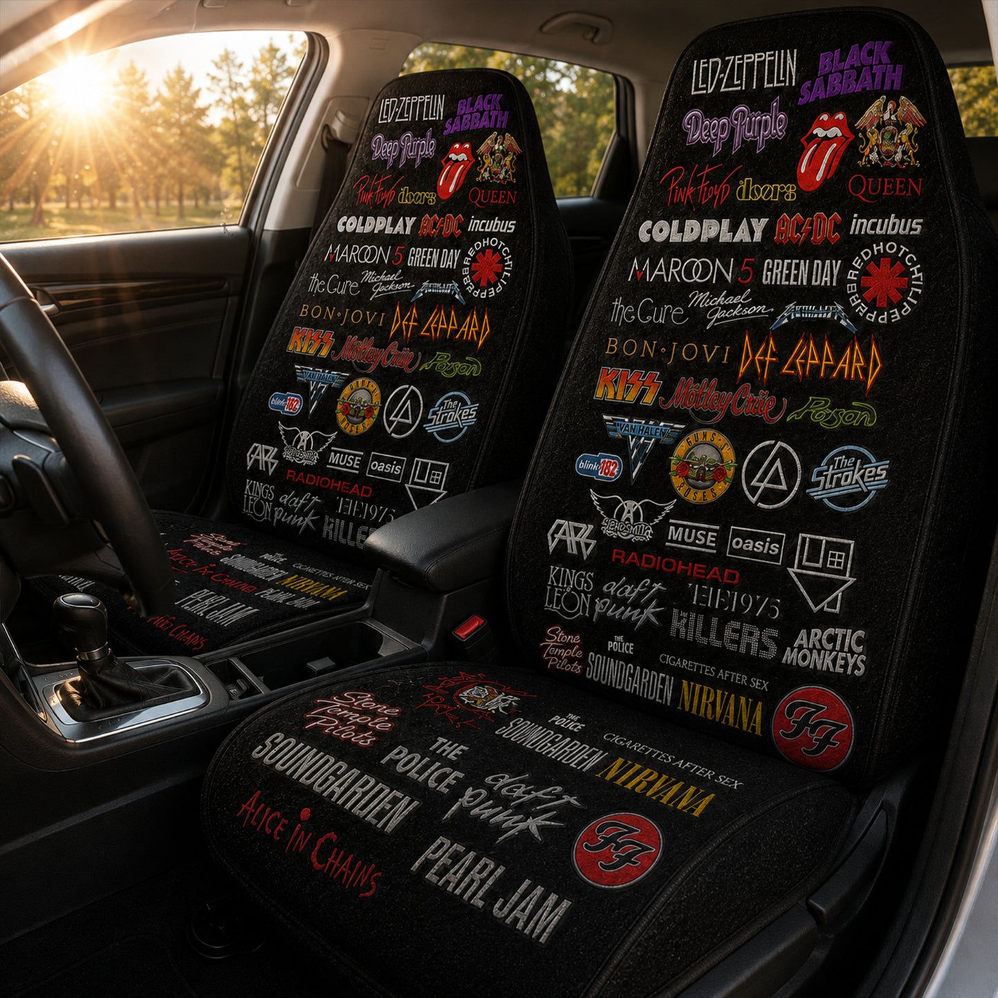 Rock Legends – Rock Lovers Car Seat Covers Version 2