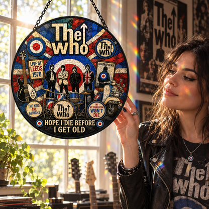The Who Quadrophenia Music Legends Stained Glass Suncatcher