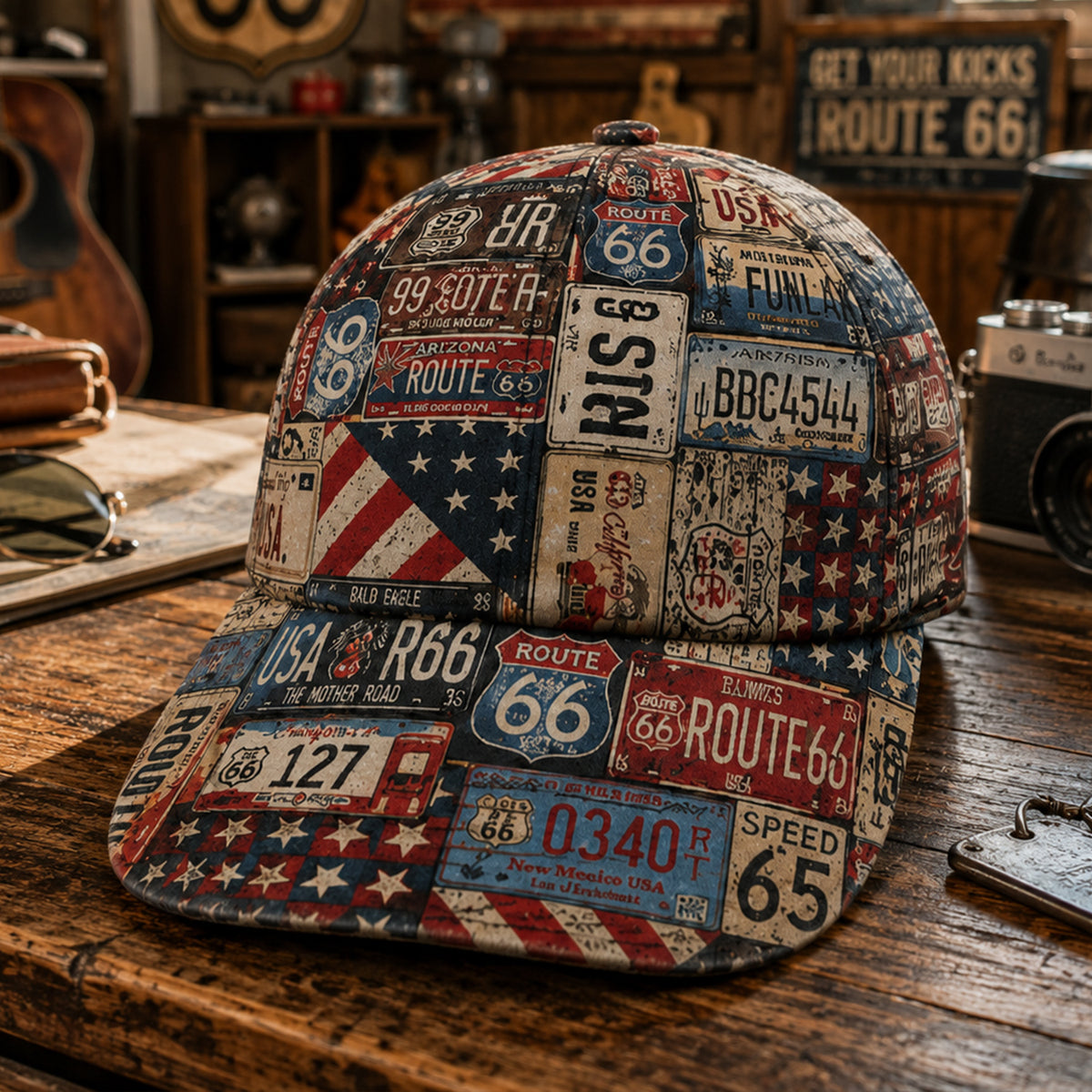 Vintage Route 66 Classic Cap