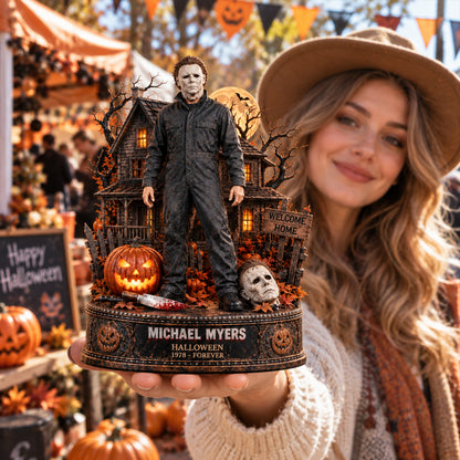 Michael Myers Halloween Night – Collectible Acrylic Plaque Table Decor