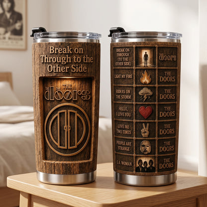 Classic Rock Memories – Vintage The Doors Tumbler Version 18