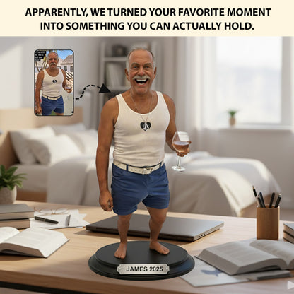 Chaos in Mini Form – Personalized Funny Photo Acrylic Plaque