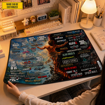 Personalized Ultimate Gamer Desk Mat