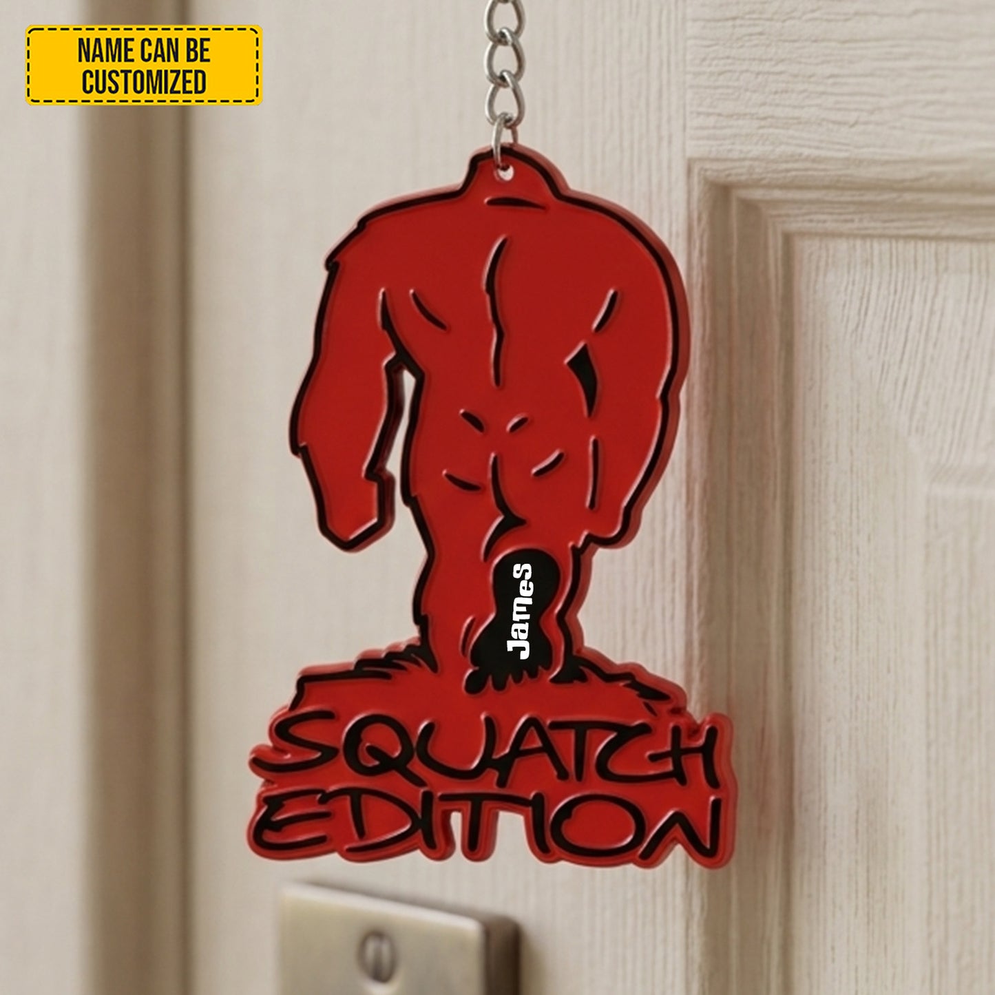 Personalized Squatch Edition Keychain