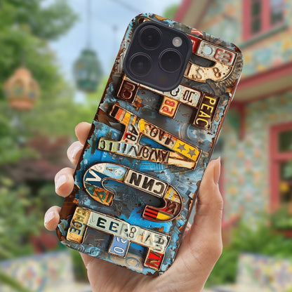 Hippie Peace - Personalized Hippie Phone Case